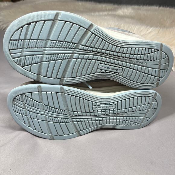 New Balance Walking Shoes Womens 9.5 Blue Gray Athletic Suede Mesh Comfortable - Picture 8 of 14